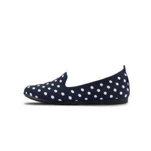 Women's Market Flat - Midnight/White Polka Dot