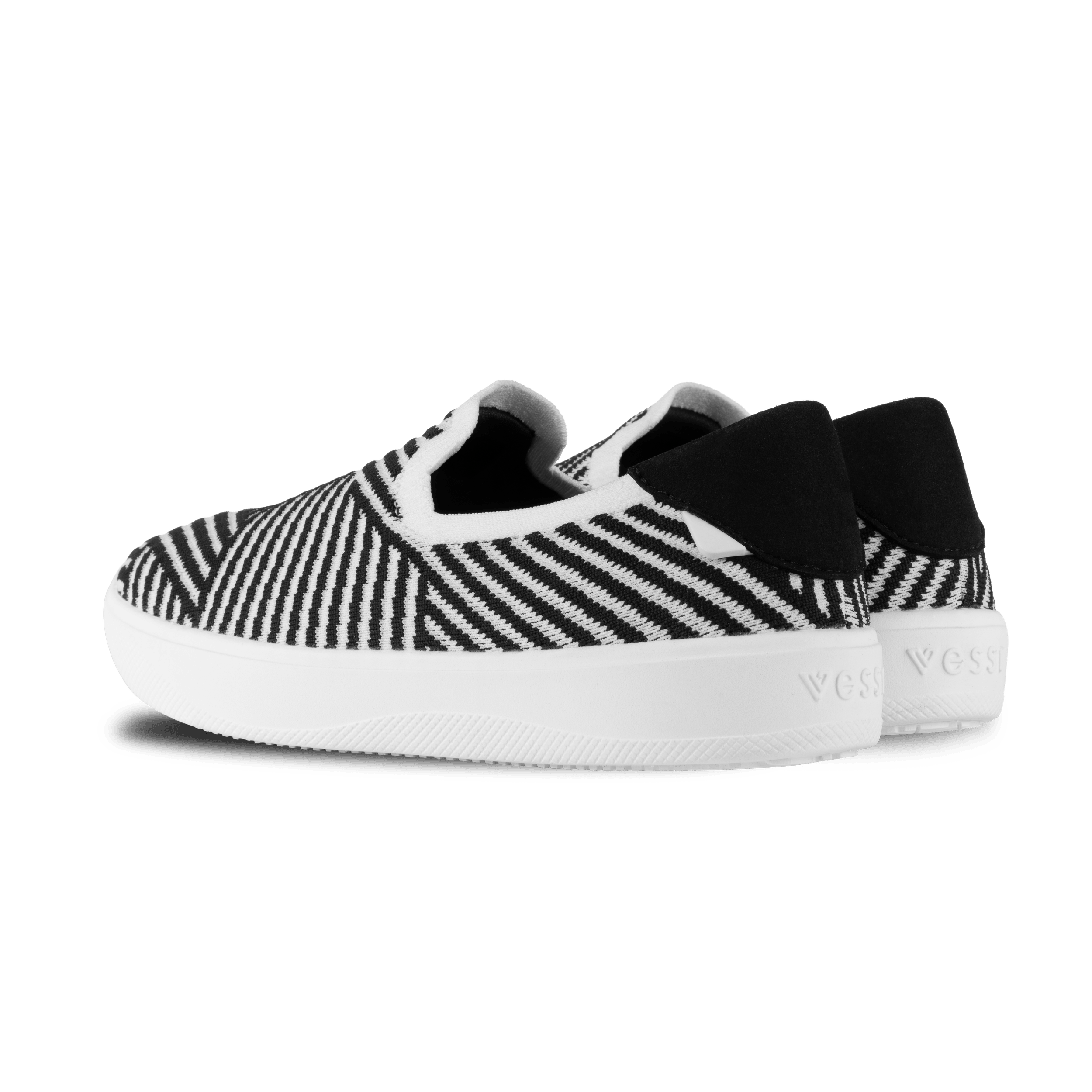 Men's Boardwalk Slip-On - White/Black Zigzag - Image 4
