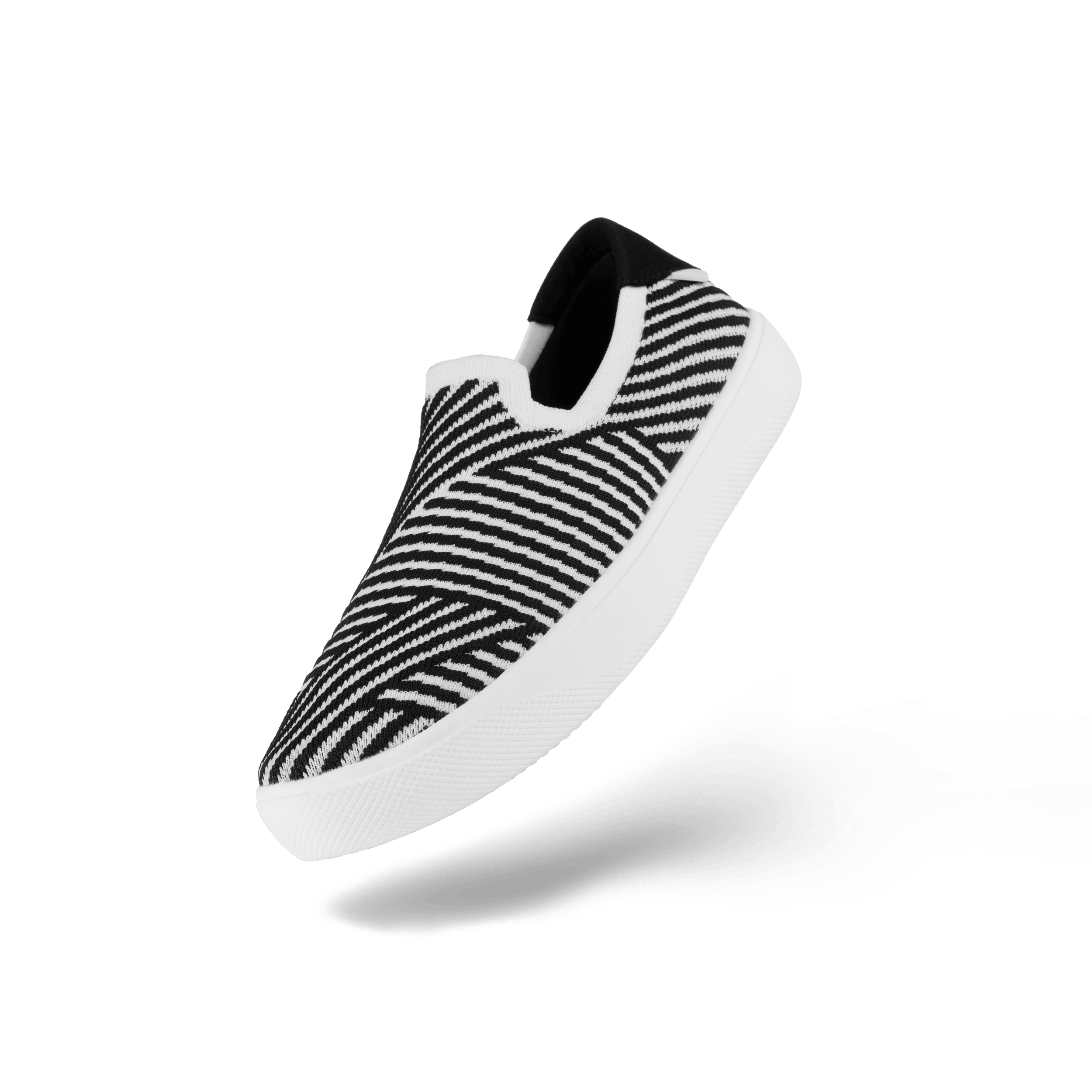 Men's Boardwalk Slip-On - White/Black Zigzag - Image 9