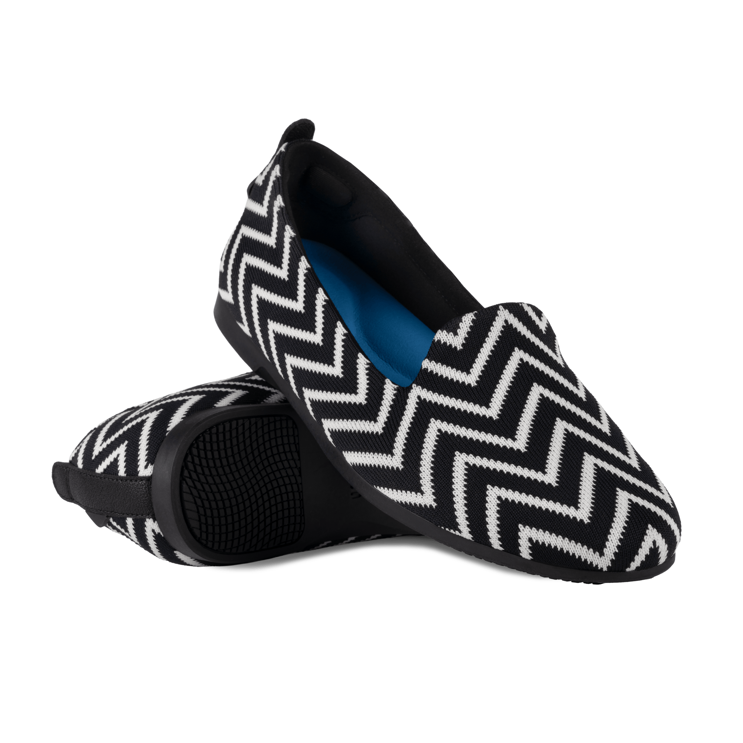 Women's Market Flat - Black/Light Dune Chevron - Image 5