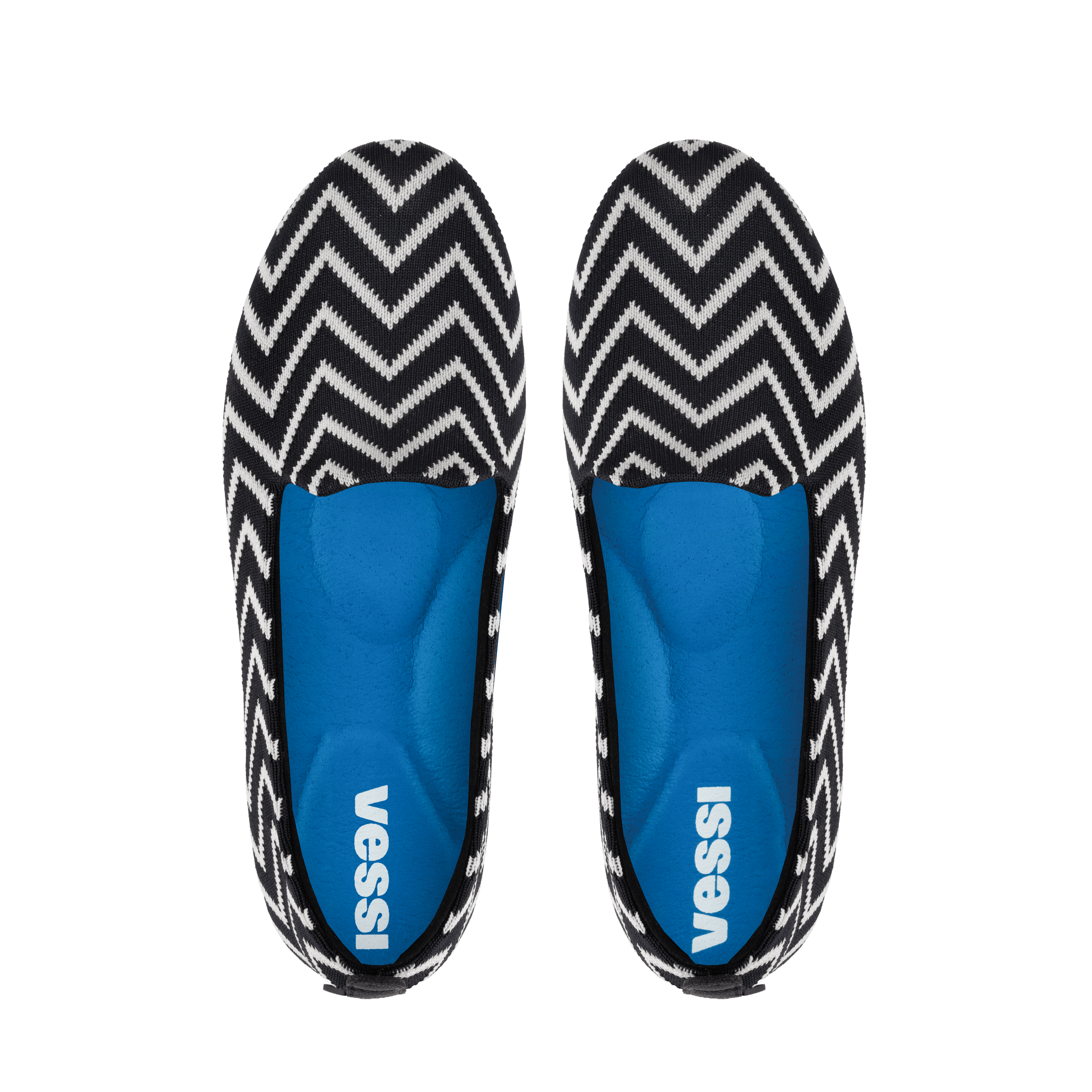 Women's Market Flat - Black/Light Dune Chevron - Image 6