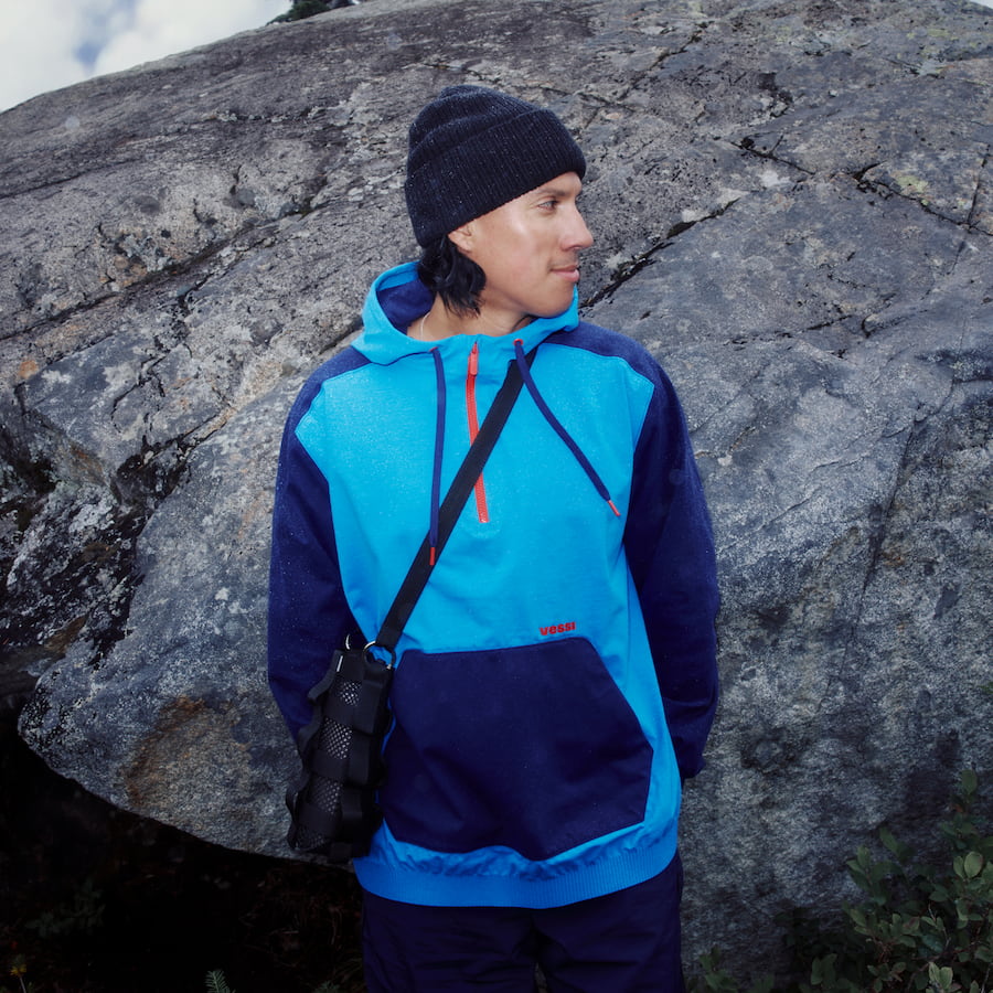 Men's Coastal Hoodie - Vessi Blue/Midnight - Image 4
