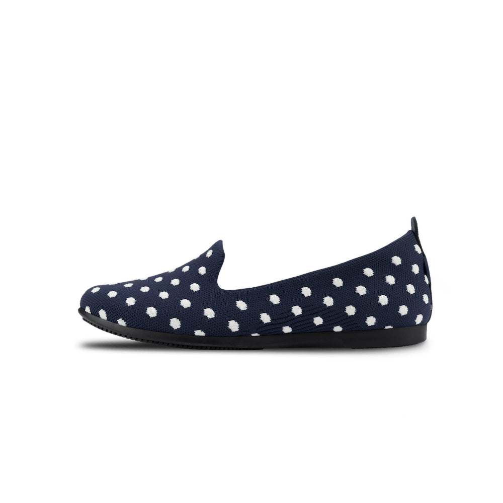 Women's Market Flat - Midnight/White Polka Dot - Image 8