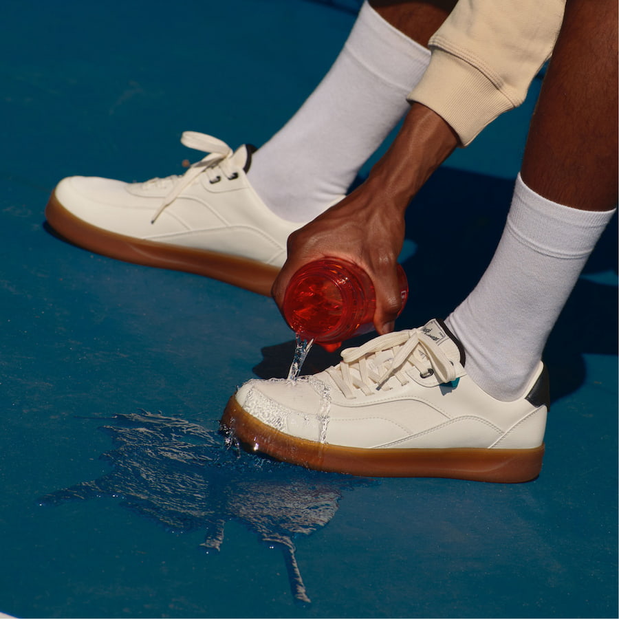 Men's Courtside Classic - Off-White/Black - Image 5